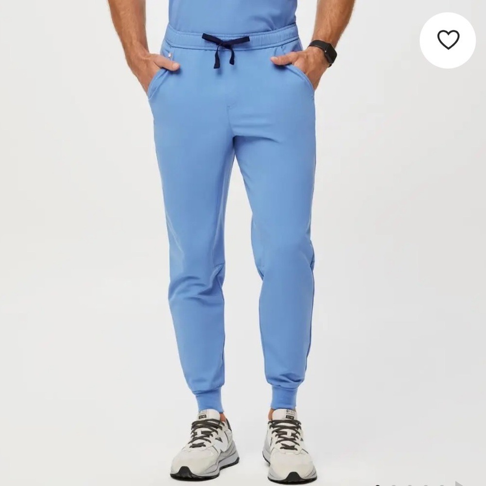 Figs Tansen Joggers Scrub Pants Medium Tall Cecil Blue
